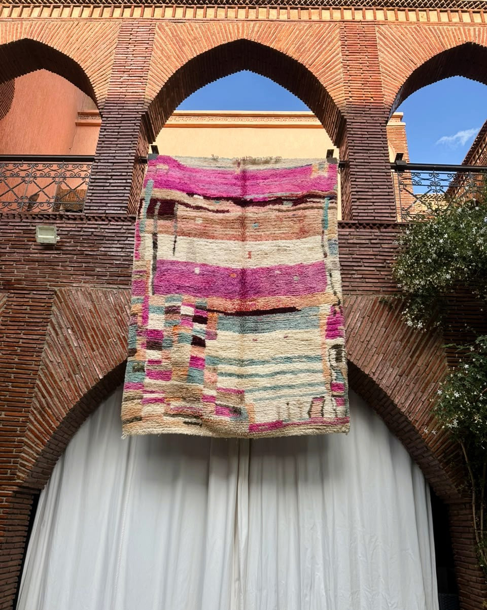 Sidi Kaouki – Handmade Colorful Moroccan Rug