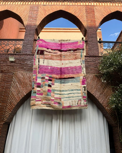 Sidi Kaouki – Handmade Colorful Moroccan Rug