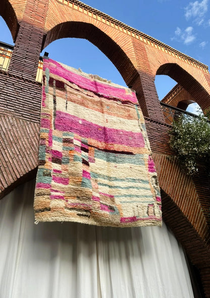 Sidi Kaouki – Handmade Colorful Moroccan Rug