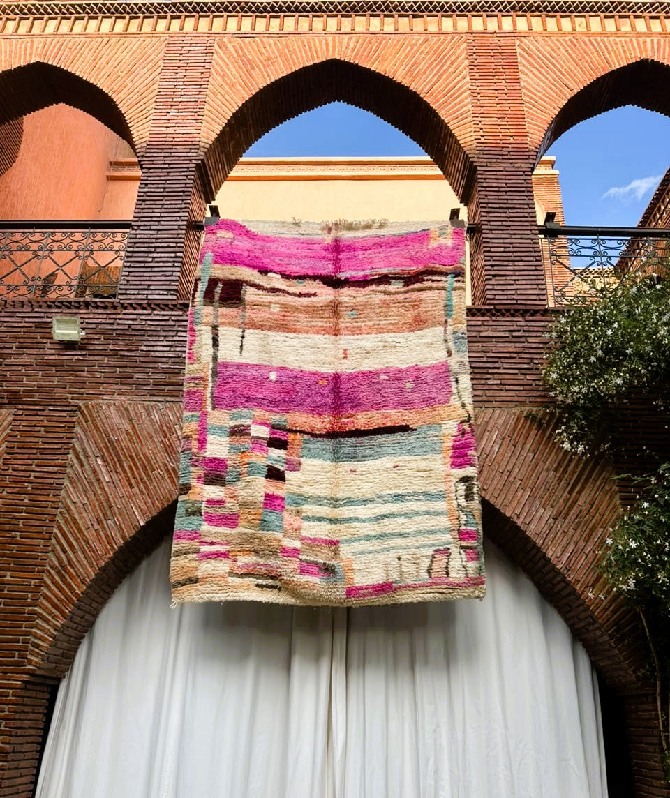 Sidi Kaouki – Handmade Colorful Moroccan Rug