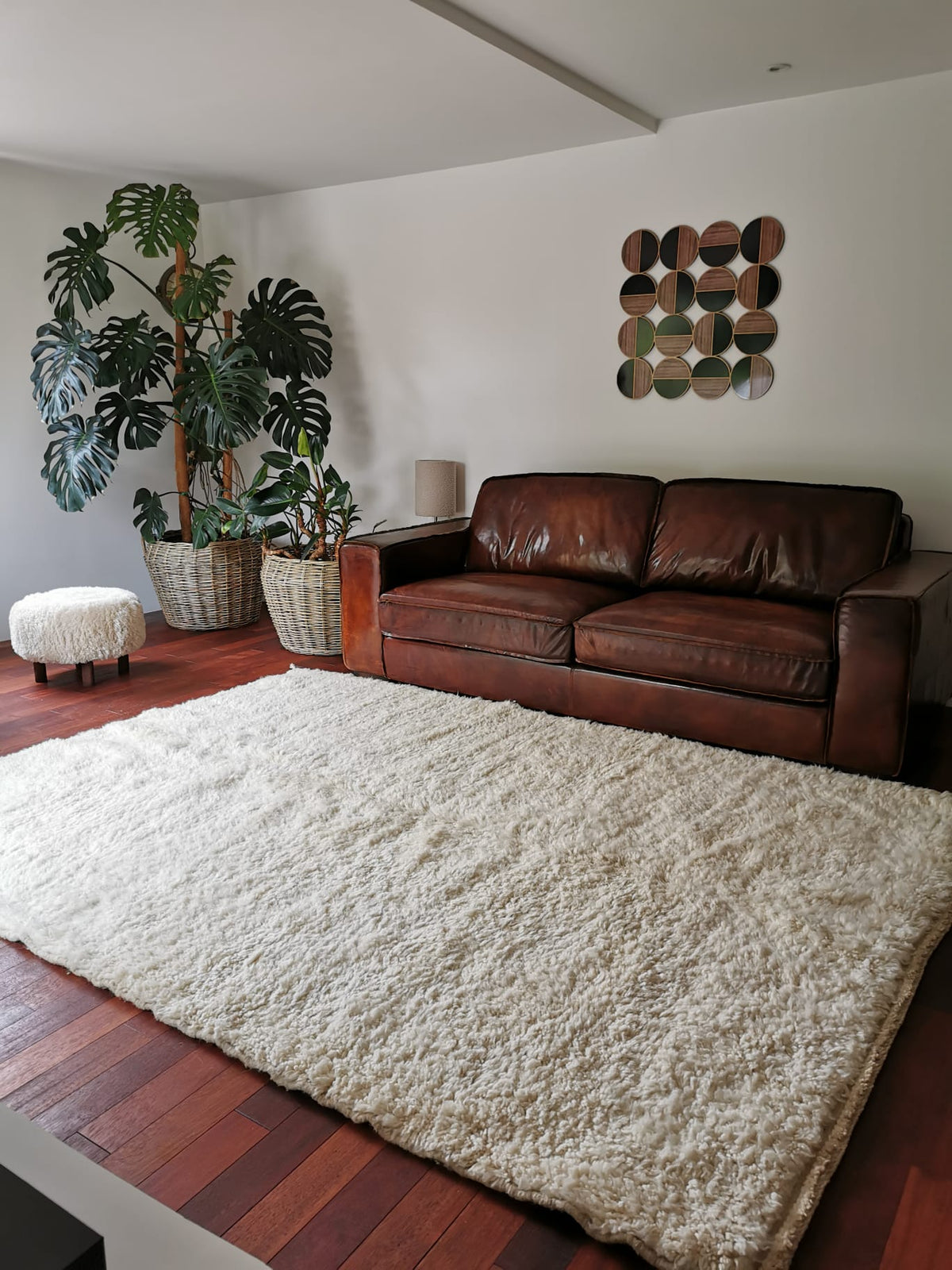 Tarfaya – Handmade White Moroccan Rug