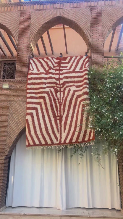 Tétouan – Handmade Rust Moroccan Rug