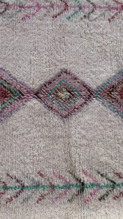 Aourir – Authentischer handgefertigter marokkanischer Wollteppich, verschiedene Größen