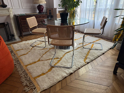 Branches de Safran – Tapis Berbère Doré 